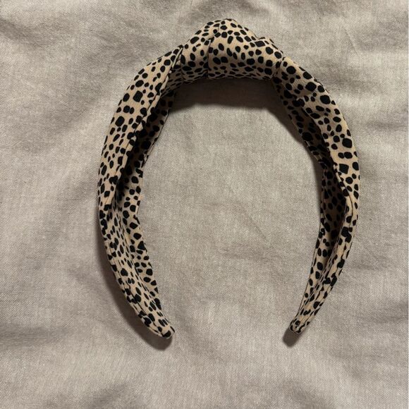 Target Tan and Black Spotted Headband - Picture 2 of 2